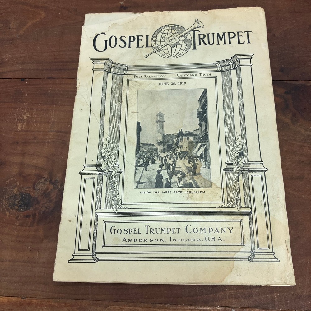 Gospel Trumpet June 26, 1919 Vintage Religious Periodical Anderson Indiana